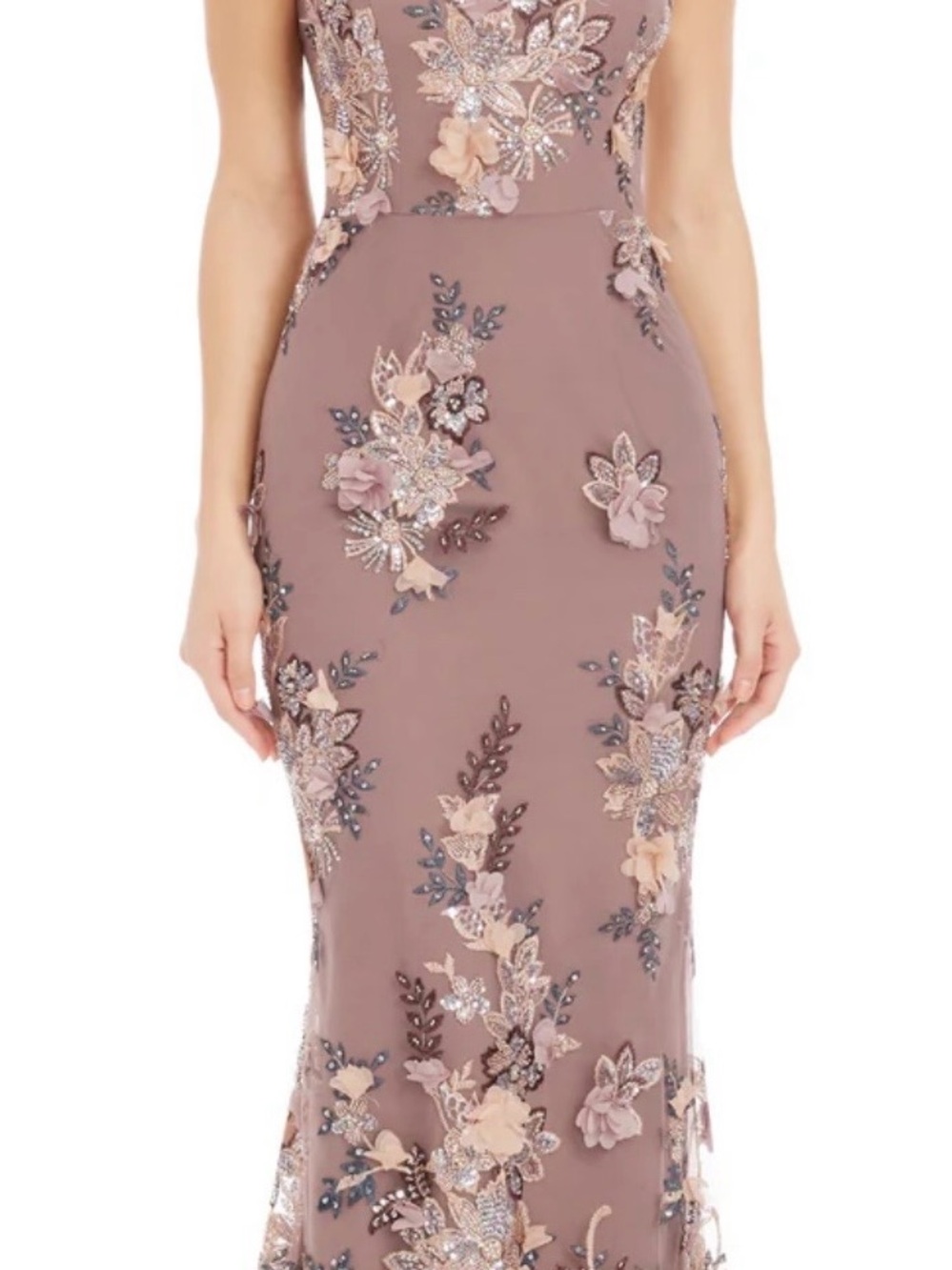 Dress the Population Giovanna Dress mauve Multi Size - XL